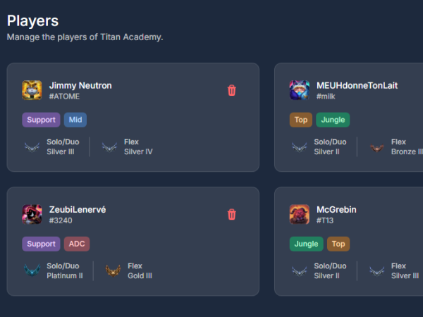 Add players by Riot ID
